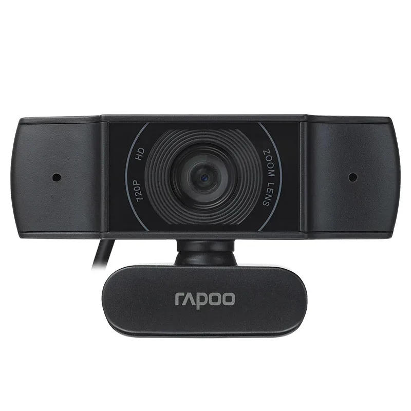 

Rapoo C200 Webcam 720P HD With USB2.0 With Microphone Rotatable For Live Broadcast Video Calling Conference Cameras