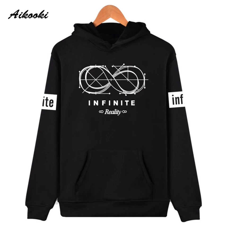 Модная толстовка с надписью &quotInfinite&quot Для мужчин женщин осенне зимние толстовки