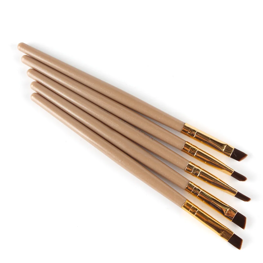 Профессиональная кисть для бровей нейлоновая Угловая Кисть макияжа жидкая