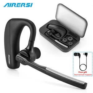 newest bluetooth headset k10 business headphones stereo handsfree noise reduction wireless earphones with mic for iphone samsung free global shipping