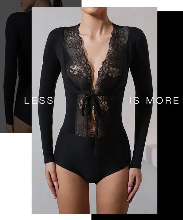 Черное платье танцев Женский взрослый костюм для латинских 2033 латинское Ча |