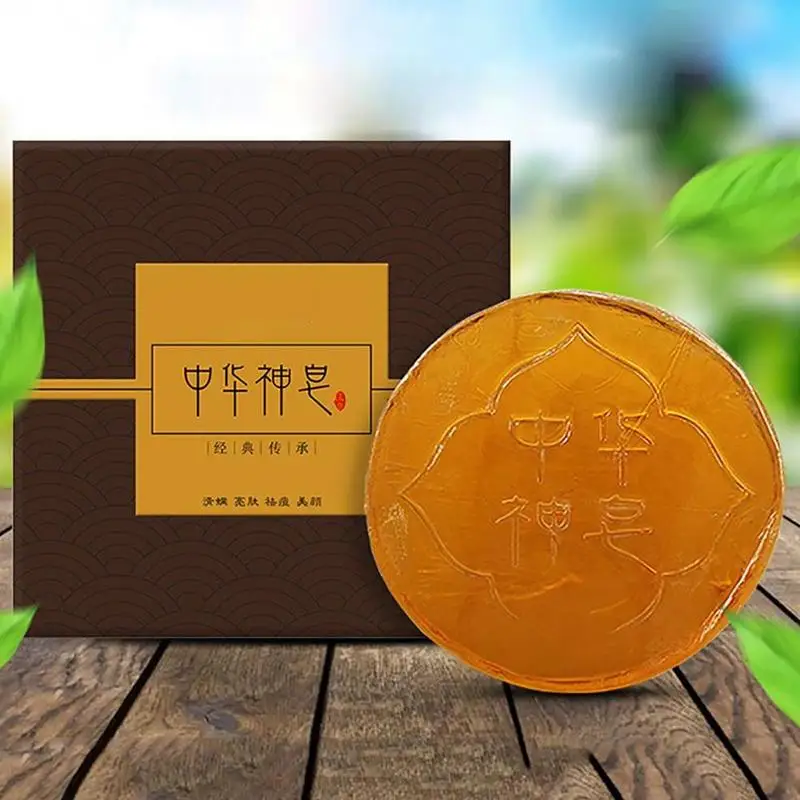 

Magic Oil Control Soap Body Skin Exfoliating Whitening Natural Bath Oil Soap Shower Remover Cleansing Magic Soap 58g