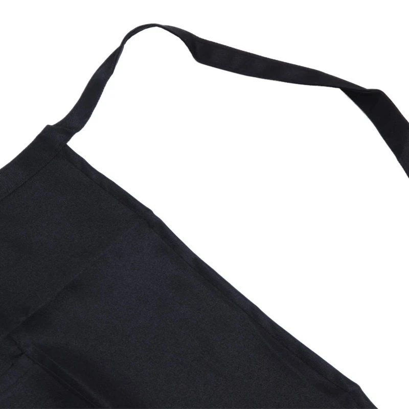 Черный половинный фартук для женщин мужские повара официант с 2 карманами бар