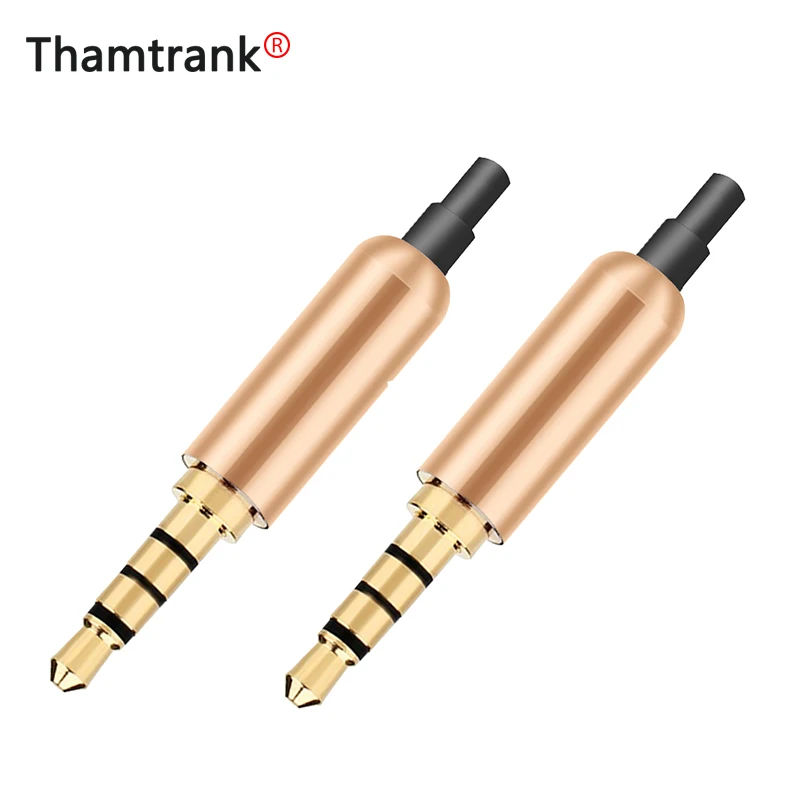1 шт. алюминиевый 4 полюсный адаптер для наушников с разъемом 3 5 мм|Соединители| |