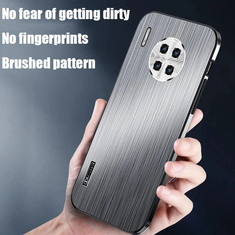 

For Huawei Mate30 Series Alloy frame, Metal Brushed Pattern For Huawei Mate 30pro Super anti-drop Mobile Phone Case