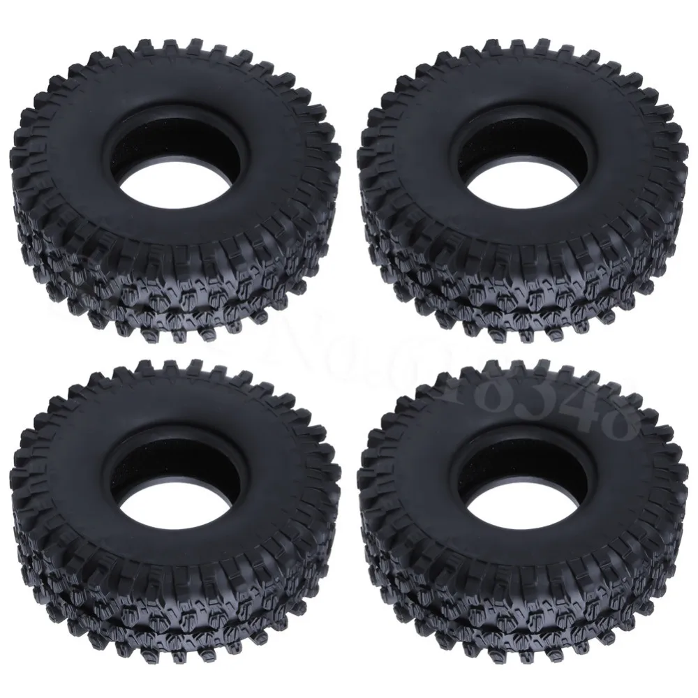 4 шт. Резина 120 мм RC Гусеничные Шины с поролоновыми вставками ID: 52 Ширина: 45 для 1/10