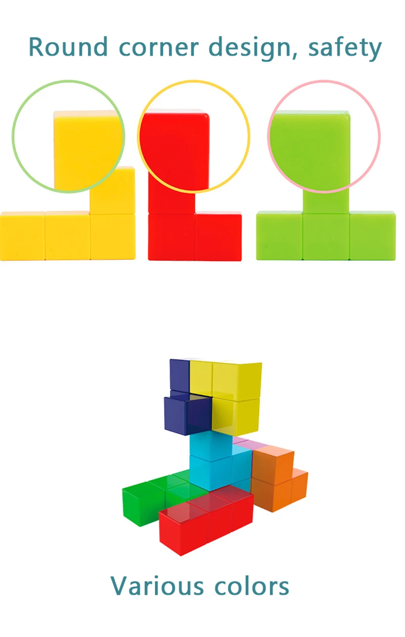 Магнитный бесконечное Cube 3D Головоломка Куб крутящаяся игрушка для снятия