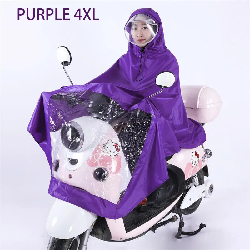Purple 4XL Только Jime дождевик для мотоцикла, водонепроницаемый дождевик, дождевик для мотоцикла, дождевик для женщин, высокое качество, дождевик - Color: Purple 4XL