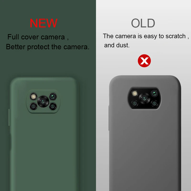 official liquid silicone phone case for xiaomi poco m3 x3 pro ncf f3 11 full protector case for xiaomi redmi note 9 10 pro cover free global shipping