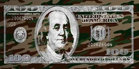 usa 100 dollar canvas painting gold banknote currency bill paper money coin medal 24k united states of america pictures wall art