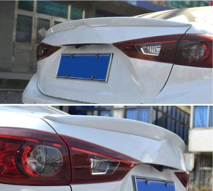 ABS спойлер краски для Mazda 3 Axela Sierra 2014 2015 2016 2017|Спойлеры и крылья| |