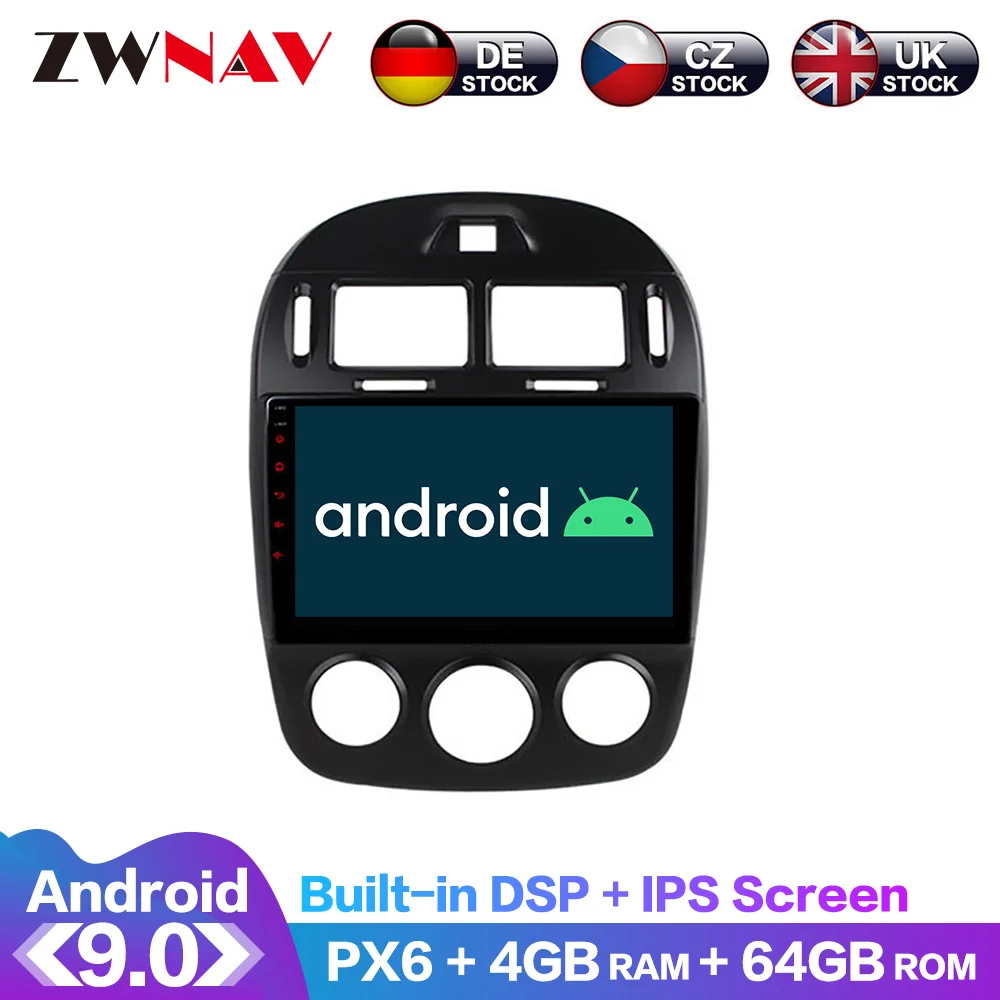 

Автомагнитола PX6 DSP, Android 9,0, 4 + 64 ГБ, без DVD-плеера, GPS-навигация, для kia cerato 2007-2012