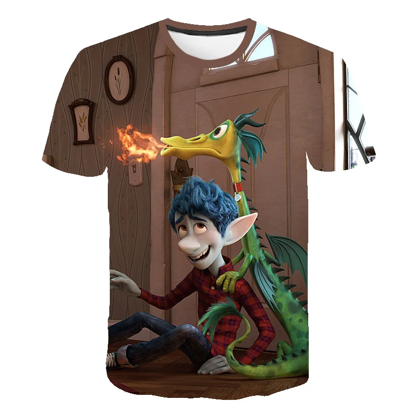 

3D T-Shirt Boys Girls Summer Onward Tops Kids Cartoon Children Short Sleeve 2021