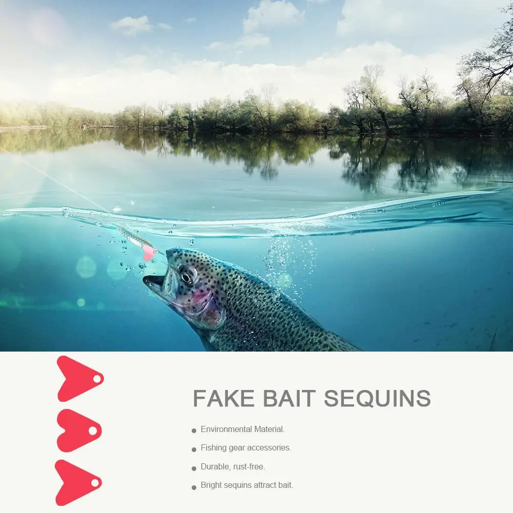 Новый 100 шт. Пластик с рыбьим хвостом для блесны рыболовные приманки Красное