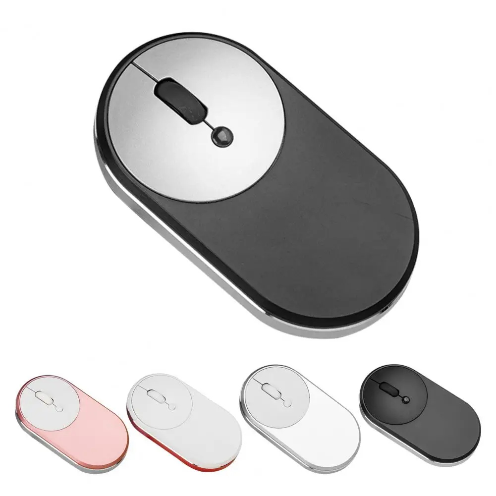 

M1 Wireless Optical Mouse 4 Keys Ultra-thin Mini Aluminum Alloy Frame 1600DPI 2.4GHz Rechargeable Silent Mouse for Office