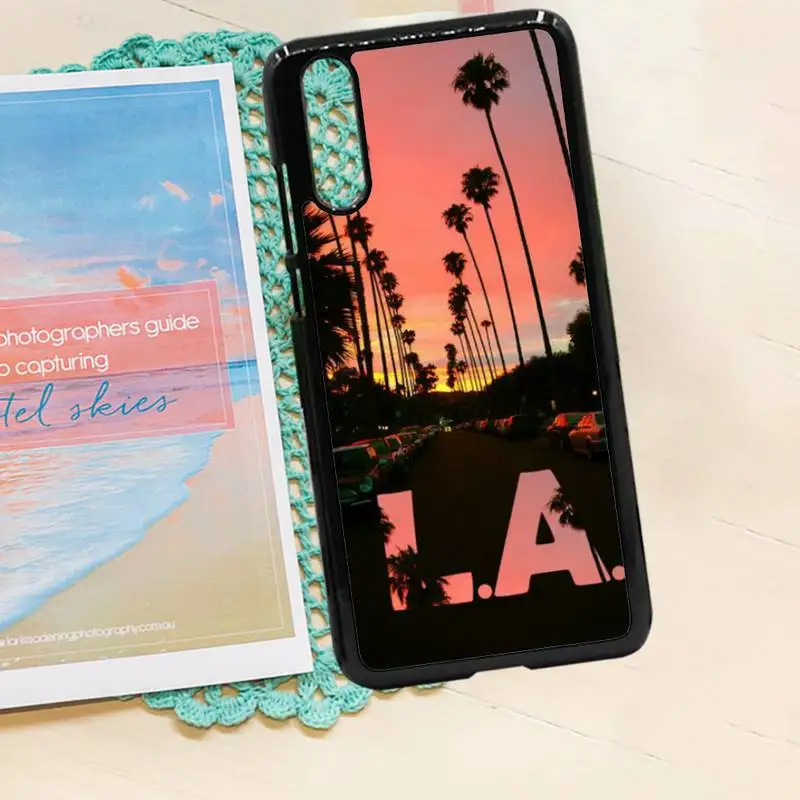 

Travel Los Angeles California high quality Phone Case shell PC for iPhone 11 12 pro XS MAX 8 7 6 6S Plus X 5S SE 2020 XR