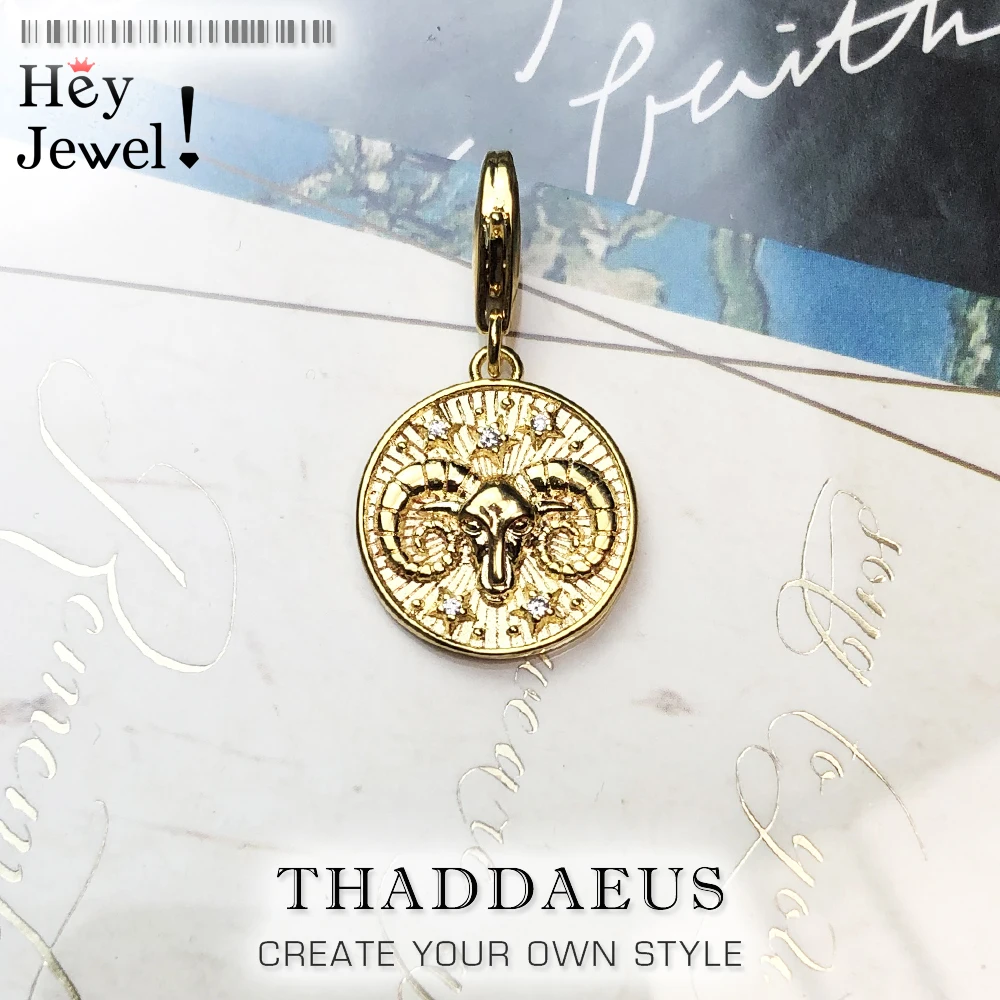 Очаровательные шармы Овен со знаками Зодиака для женщин и мужчин модные