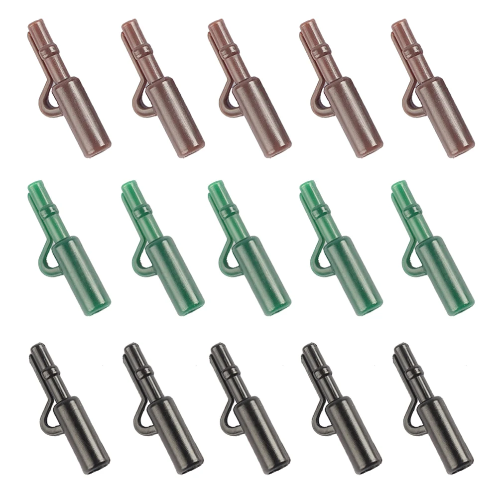 120 шт. рыболовные защелкивающиеся зажимы и хвостовый резиновый соединитель