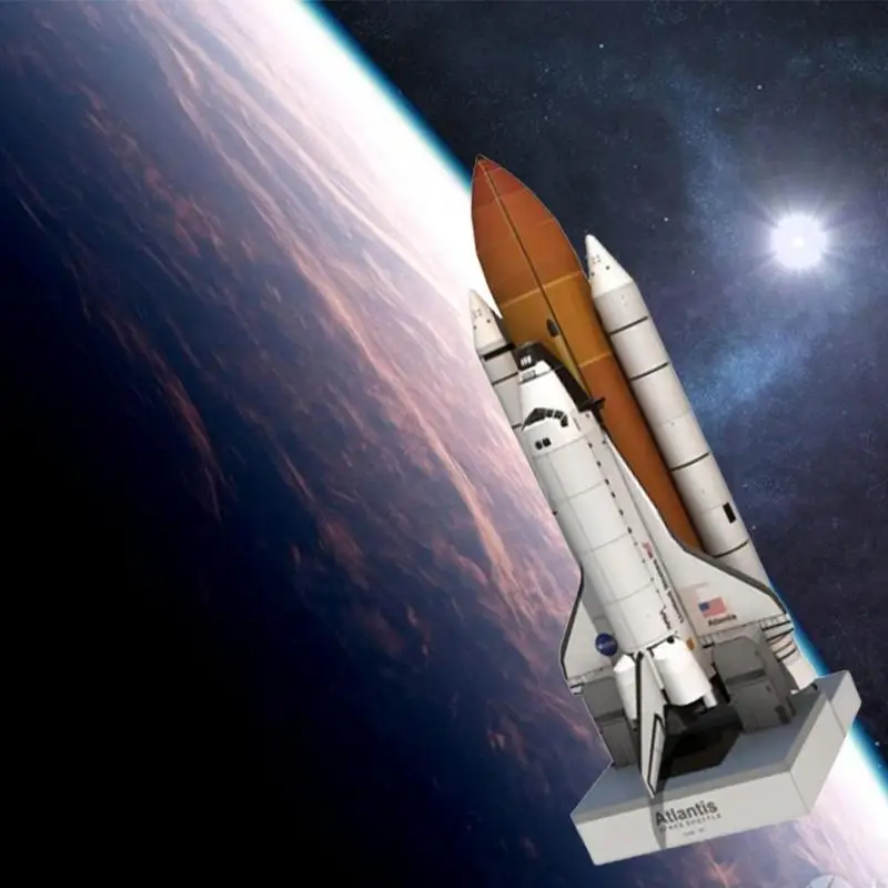 Новинка 1: 150 Бумажная модель космического шаттбола сделай сам Обучающие игрушки