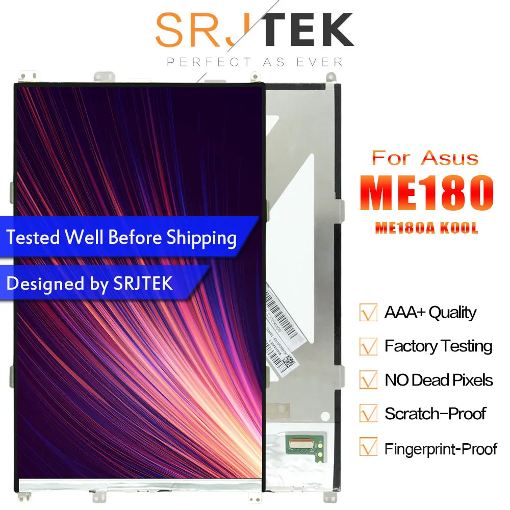 

SRJTEK Display For Asus Memo Pad 8 ME180 ME180A K00L LCD Display Matrix Screen Panel Tablet Parts Replacement B080EAN02.0