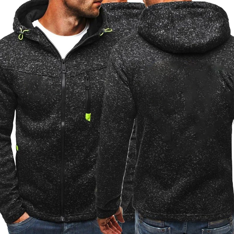 

2021 Spring/Autaum Men's Fashion Casual twist Zip Hoodie Sportswear top Men's Hooded Outdoor Street Style Fashion Jacket