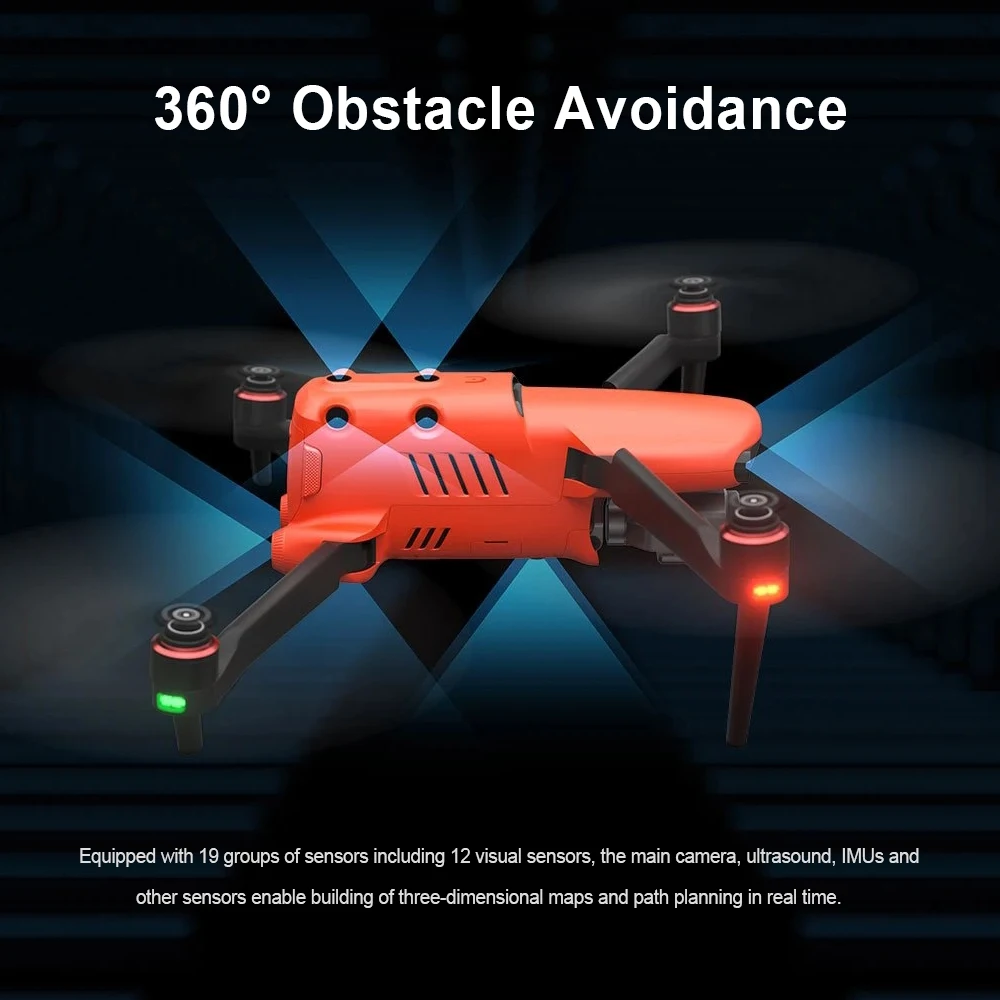 квадрокоптер autel robotic evoii pro дрон с кам