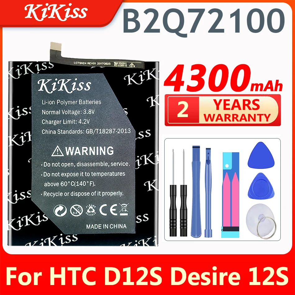 

Аккумулятор 4300 мАч KiKiss B2Q72100 для HTC Desire 12s,Desire 12s Global Dual SIM
