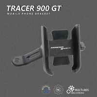 for yamaha tracer 900 gt 2017 2018 2019 2020 motorcycle cnc aluminum alloy handle bar mobile phone bracket gps stand holder