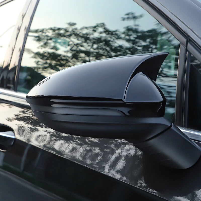 2pc czarny błyszczący osłona na lusterko boczne dla Volkswagen Golf 6 Golf7/7.5 GTI r-line Golf 8 shell zewnętrzne części modyfikacyjne