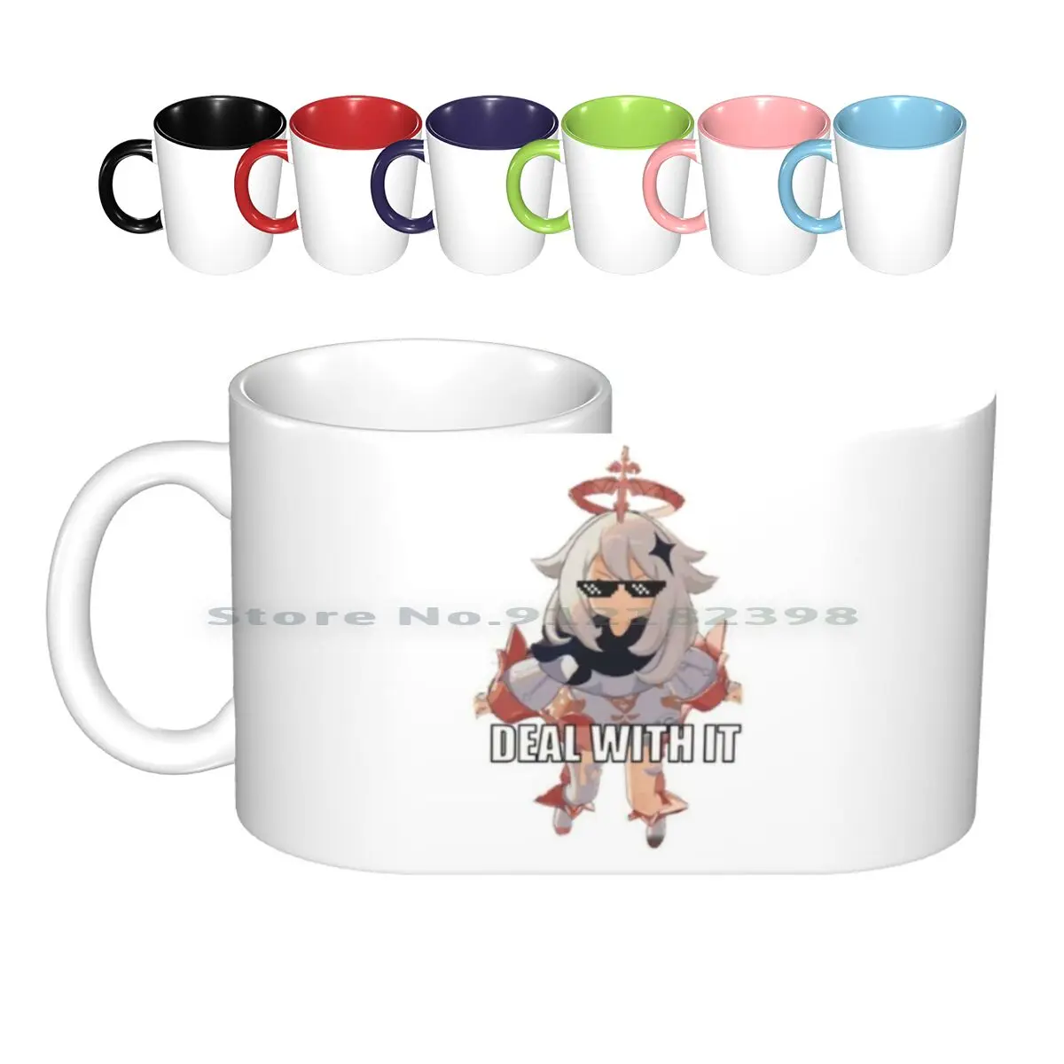 

Paimon-Genshin Impact Ceramic Mugs Coffee Cups Milk Tea Mug Genshin Impact Games Diluc Genshin Impact Games Genshin Impact