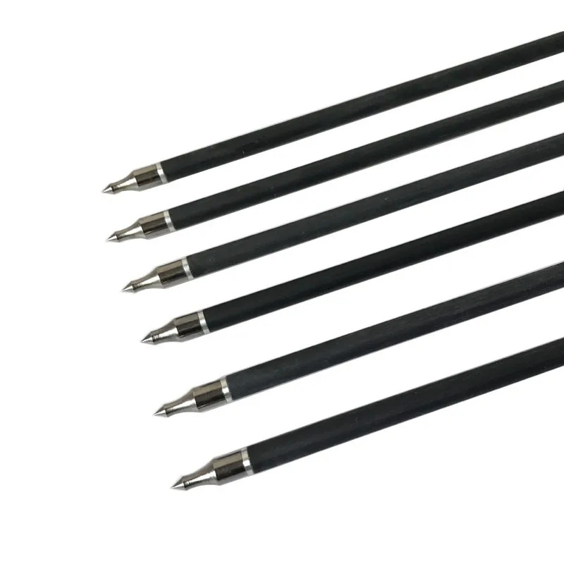 Стрельба со стрелками 500 6 шт./упак. Spine смешанные Углеродные железные болты стрелы