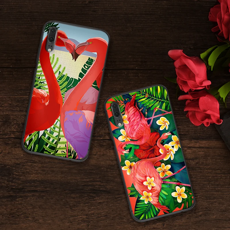 Для huawei honor 7A 9X Pro 7C 5.99IN 7X 8X 8C NOTE 10 VIEW 20 8 9 lite мягкая ТПУ задняя крышка Ретро flmingo и
