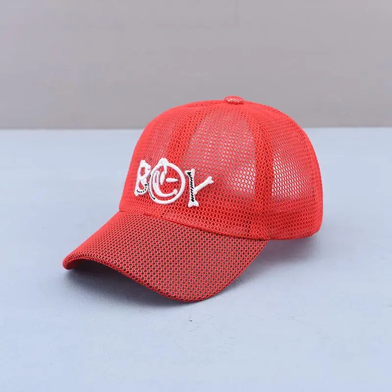 Ldslyjr 2021 весна-лето с буквами для мальчиков сетчатая хлопковая кепка бейсболка