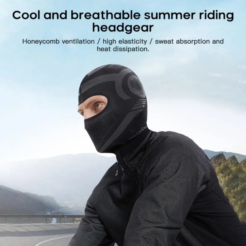 

Outdoor Men Hiking Balaclava Scarf Sunscreen Ice Riding Face Mask Outdoor Bicycle Motorcycle Cycling Breathable Cool Bandana