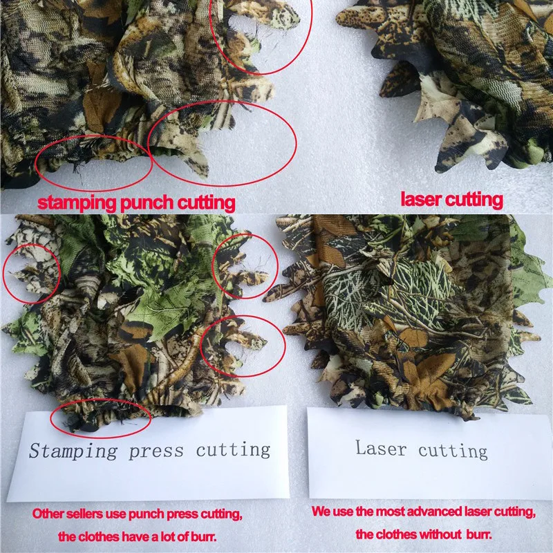 Новый костюм для охоты с 3D Кленовым листом Bionic Ghillie камуфляжная куртка и штаны Yowie