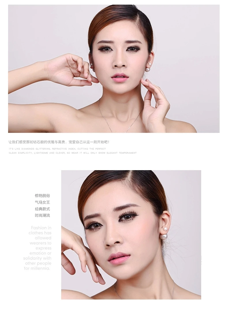 

Pearl Jewelry Fashion Romantic Long Drop Earrings for Women 925 Silver Engagement Wedding Simple Jewelry Luxury with Box Gifts