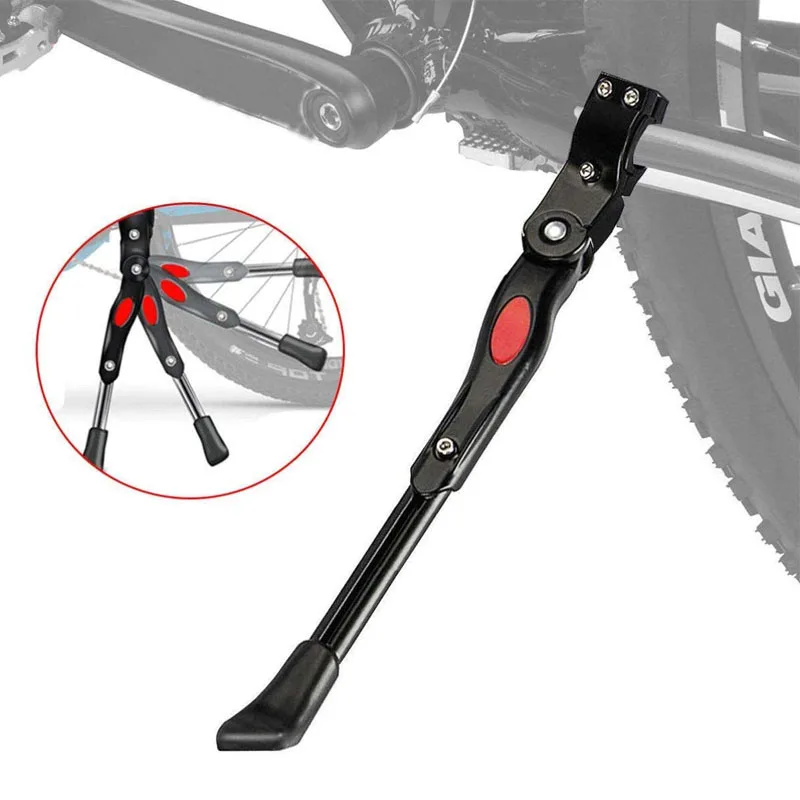 

Регулируемая Задняя подставка с креплением подходит для поддержки дорожного велосипеда боковая подставка для парковки из алюминиевого сп...