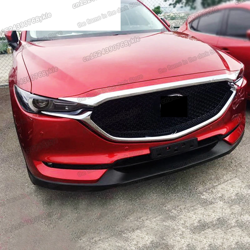 shiny silver abs car head hood trims decoration for mazda cx-5 2017 2018 2019 2020 2021 cx5 accessories 2022 sport | Автомобили и