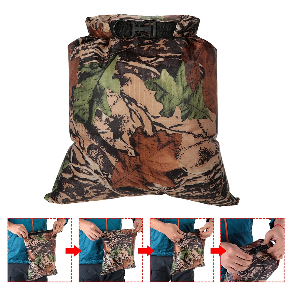 3 шт. 8L наружные водонепроницаемые сумки для хранения сухая сумка мешки камеры