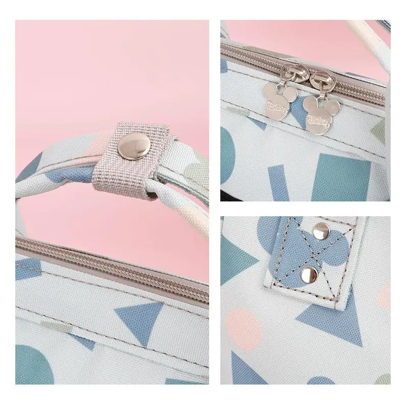 Disney-Bolsa de pa&ntilde;ales de maternidad para mam&aacute;s, bolsa de pa&ntilde;ales de gran capacidad, mochila de viaje, bolso de lactancia para el cuidado del beb&eacute;, regalo de moda para mujer-4