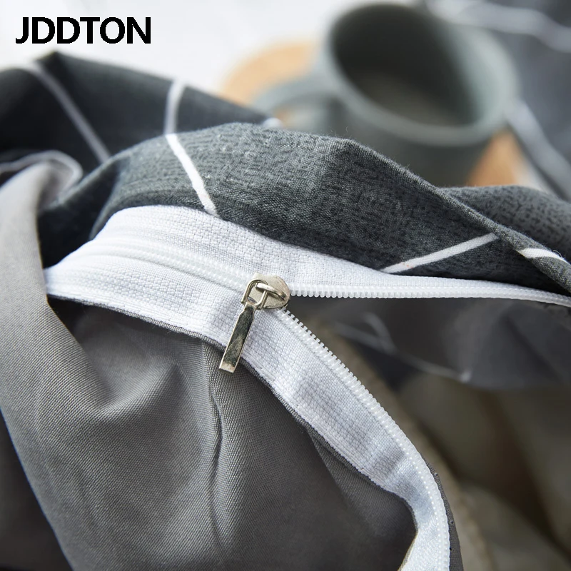 JDDTON Классический Комплект постельного белья из 4 предметов, простой комплект постельного белья в европейском стиле, набор пододеяльников, AB, Комплект постельного белья, наволочка, BE069