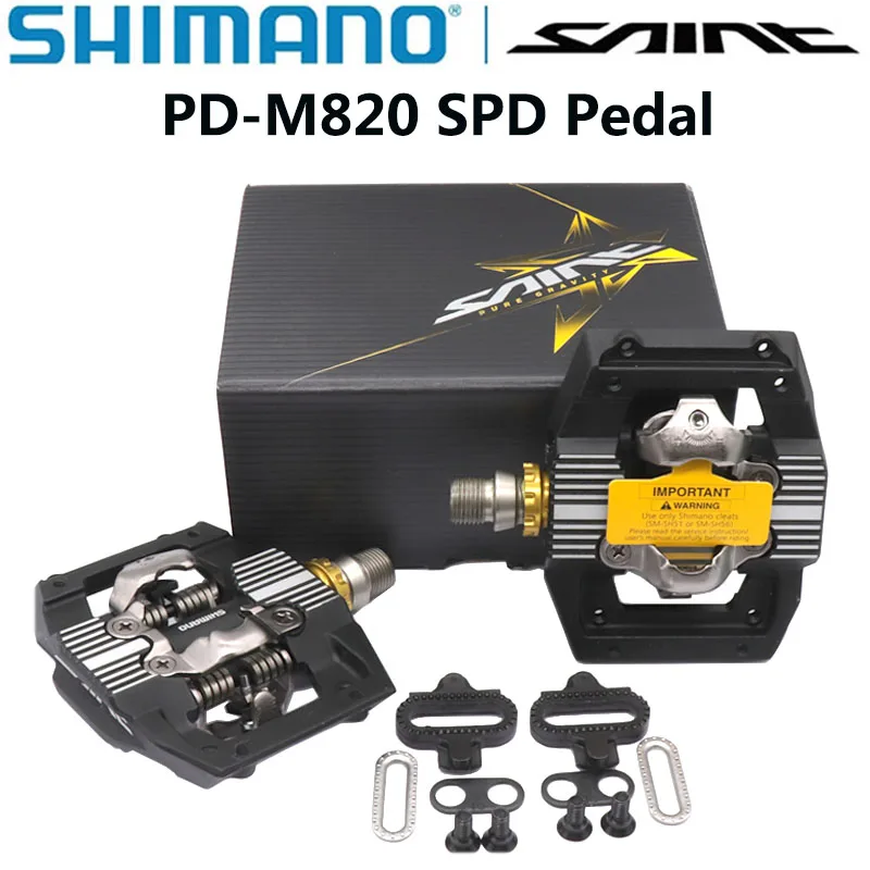 

Педаль SHIMANO SAINT PD M821 SPD XC/DH, горные велосипедные педали для эндуро, SPD, детские велосипедные педали с распорками, оригинальная коробка