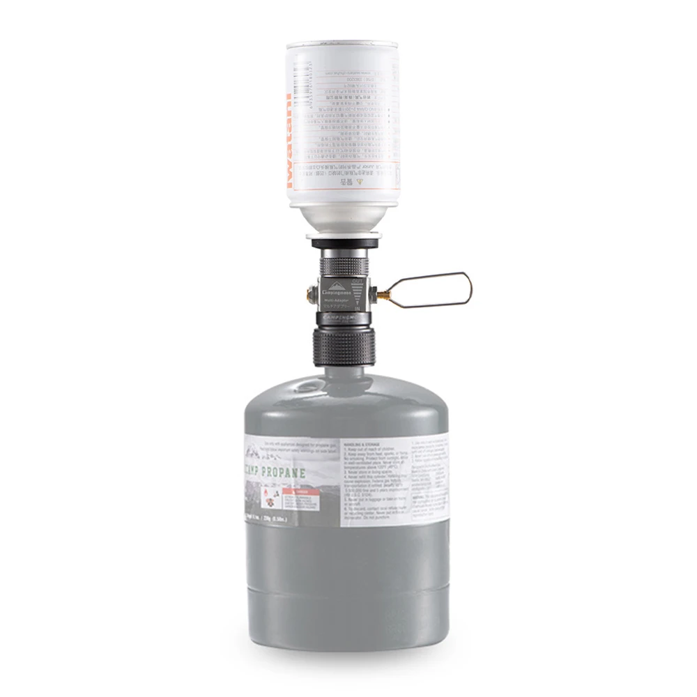 Газ Saver Plus с бутановый адаптер газовая для кемпинга Туризм Пеший Кемпинг Газовая