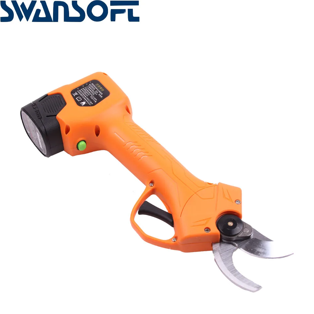 SWANSOFT gardening scissors for branches Professional Cordless Electric Pruning Shears with Rechargeable 2Ah Lithium Battery | Инструменты