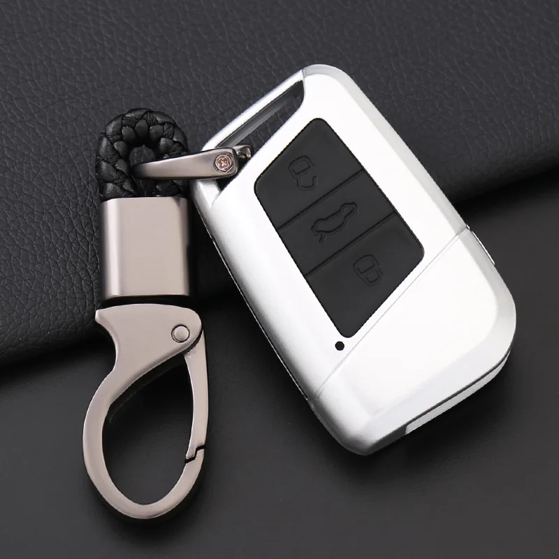 Силиконовый чехол из углеродного волокна для автомобильного ключа Volkswagen VW MAGOTAN