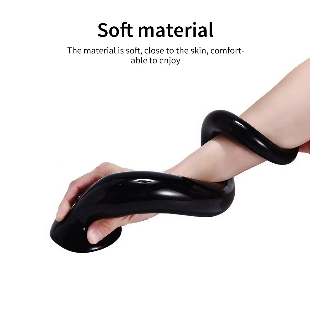 Длинный фаллоимитатор 3 размеров для мужчин и женщин анальный массаж расширители