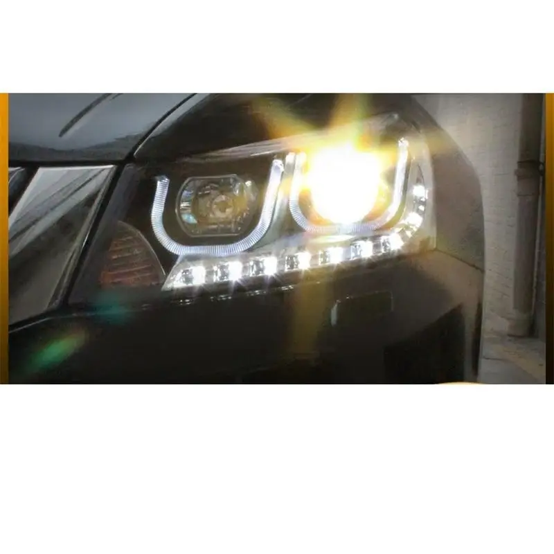 Наружные Drl Luces Assessoires Neblineros Led Para Авто Cob дневные ходовые фары автомобильные фары в сборе 08 для Honda Accord