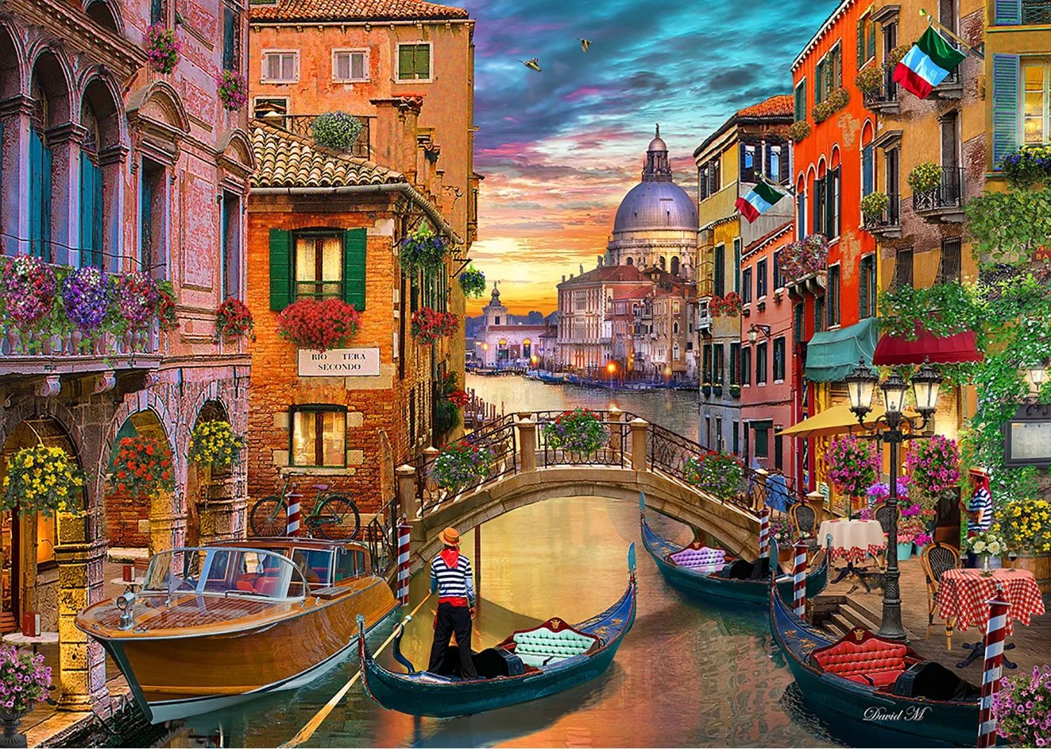 

JMINE Div 5D Венеция река мост уличного пейзажа полные наборы для алмазной живописи арт живописный 3D для самостоятельного раскрашивания алмазы