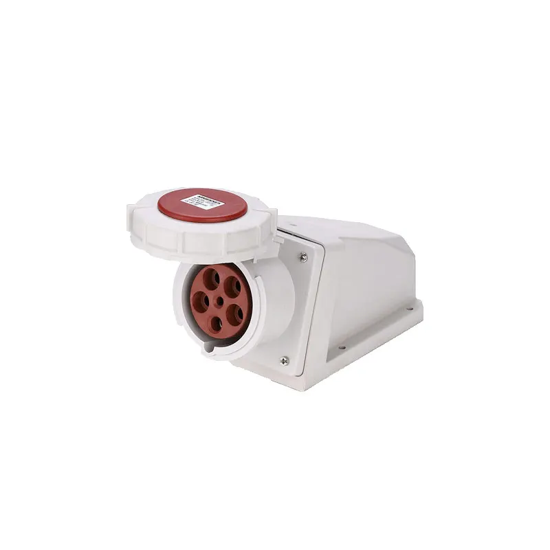 Промышленная вилка и розетка 3/4/5 полюс 63 а 220 А ip67 настенная крепление на панели