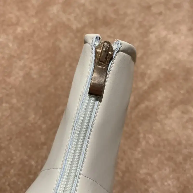 

KemeKiss Real Leather Woman Ankle Boots Fashion High Heel Winter Shoes Woman Warm Short Boot Office Lady Footwear Size 34-39